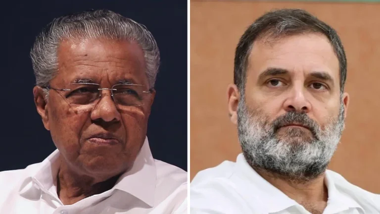Pinarayi Vijayan, Rahul Gandhi: hug remark triggers INDIA bloc row, BJP charge